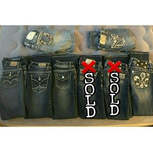 Girls Size 10 Jeans 6 piece Bundle